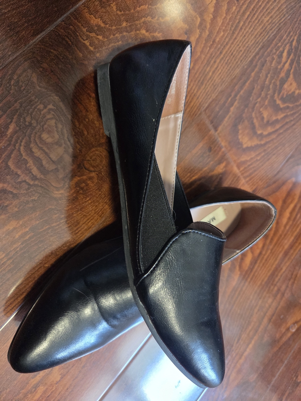 Matt & Nat Black Slip-On Vegan Leather Loafers